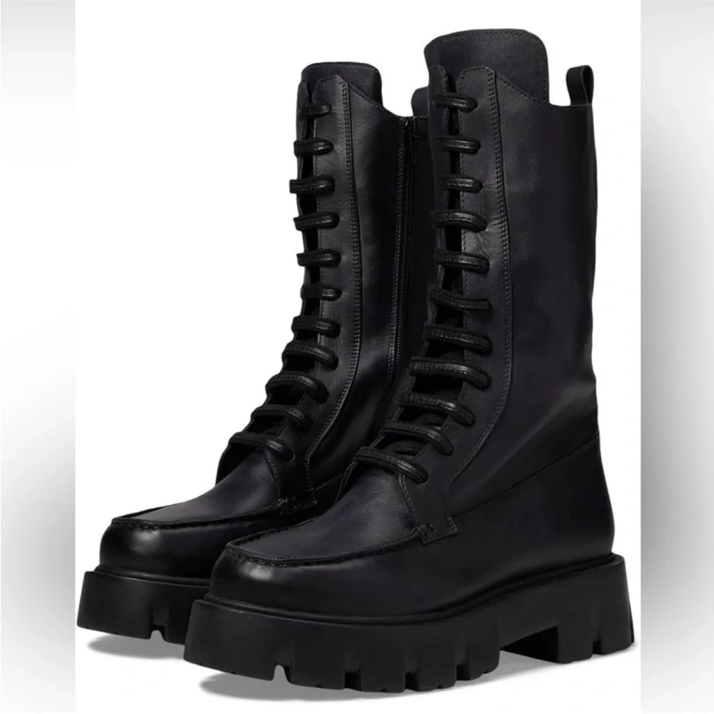 Free People Jones Lug Sole Lace Up Boots - Picture 2 of 11